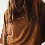 Adult Opie Relaxed Logo Tee - Cappuccino