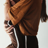 Romy Long Sleeve Tee - Mocha