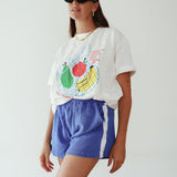 Adult Farmer's Market Relaxed Tee - White