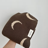 Lunar Knitted Blanket - Cocoa/Cream