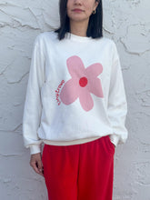 Load image into Gallery viewer, Adult Flower Jumper - White/Pink