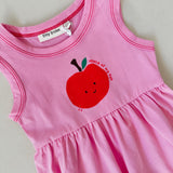 Apple Dress - Bubblegum