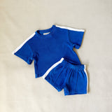 Atlas Cotton Terry Towelling Set - Royal Blue