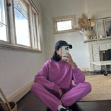 Adult Callen Logo Tracksuit - Fuchsia