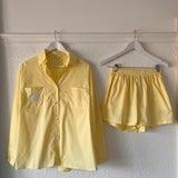 Adult Kirra Cotton Set - Lemon