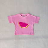 Melon Relaxed Tee - Bubblegum