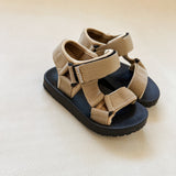 Olympia Velcro Sandals - Latte