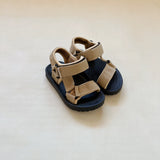 Olympia Velcro Sandals - Latte