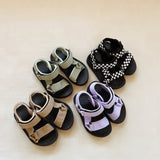 Olympia Velcro Sandals - Checkerboard