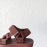 Olympia Velcro Sandals - Brick