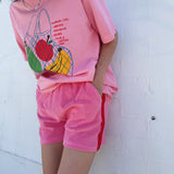 Adult Farmer's Market Relaxed Tee - Bubblegum