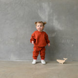 Woodie 3D Logo Tracksuit - Rust