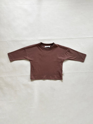 Romy Long Sleeve Tee - Mocha