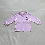 Ashton Long Sleeve Tee - Pink/Wine