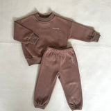 Woodie 3D Logo Tracksuit - Mocha