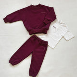 Woodie 3D Logo Tracksuit - Wine