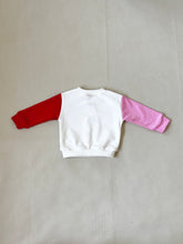 Load image into Gallery viewer, Wynn Colour Block Pullover - Pink/Red