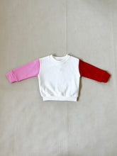 Load image into Gallery viewer, Wynn Colour Block Pullover - Pink/Red