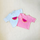 Melon Relaxed Tee - Bubblegum