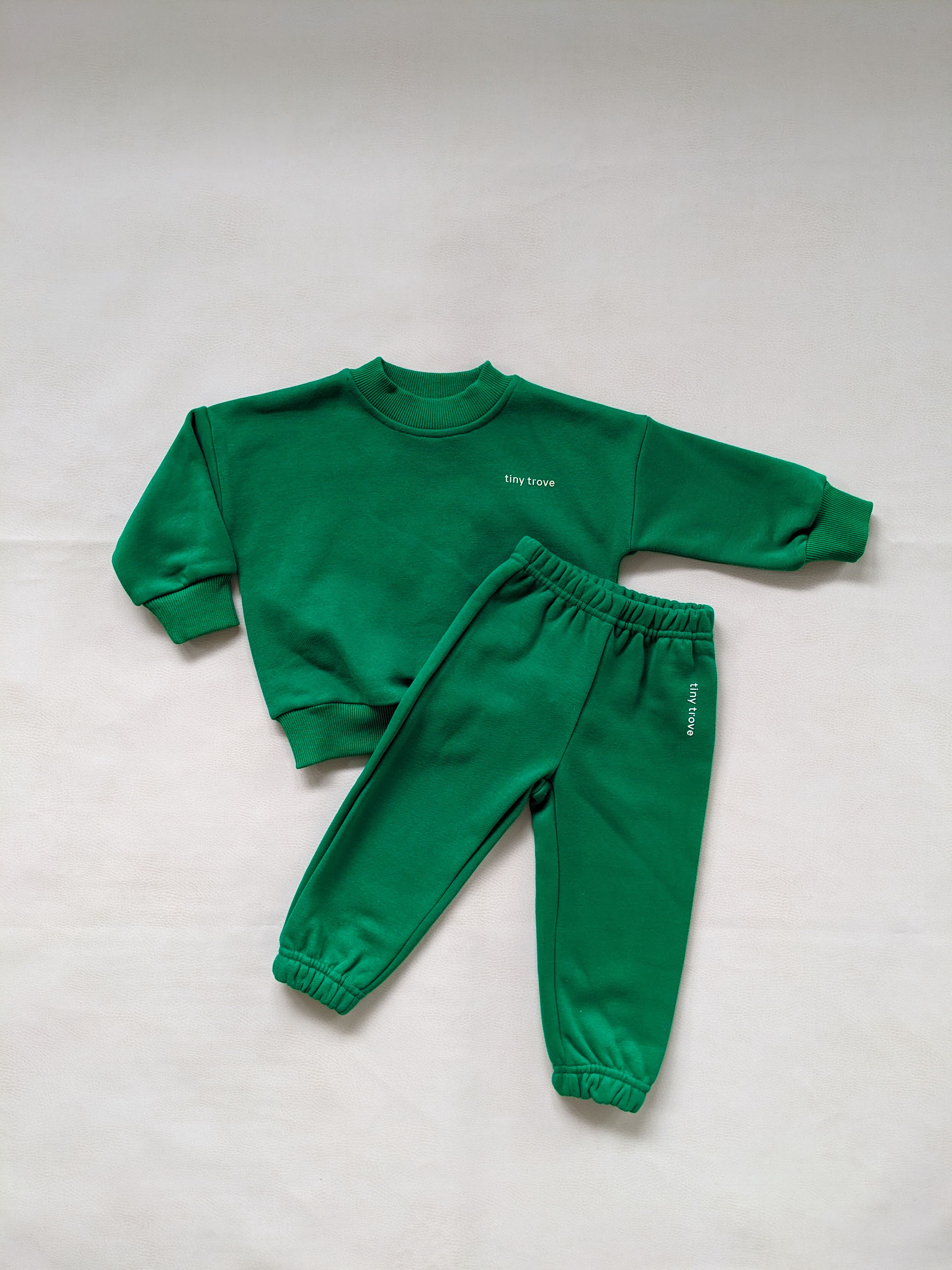 Green and clearance yellow tracksuit